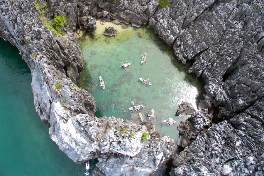 Mu Ko Ang Thong Park: Semi-private Sunset Cruise Tour - Breakfast, appetizers, and cruising toward Koh Tai Plao