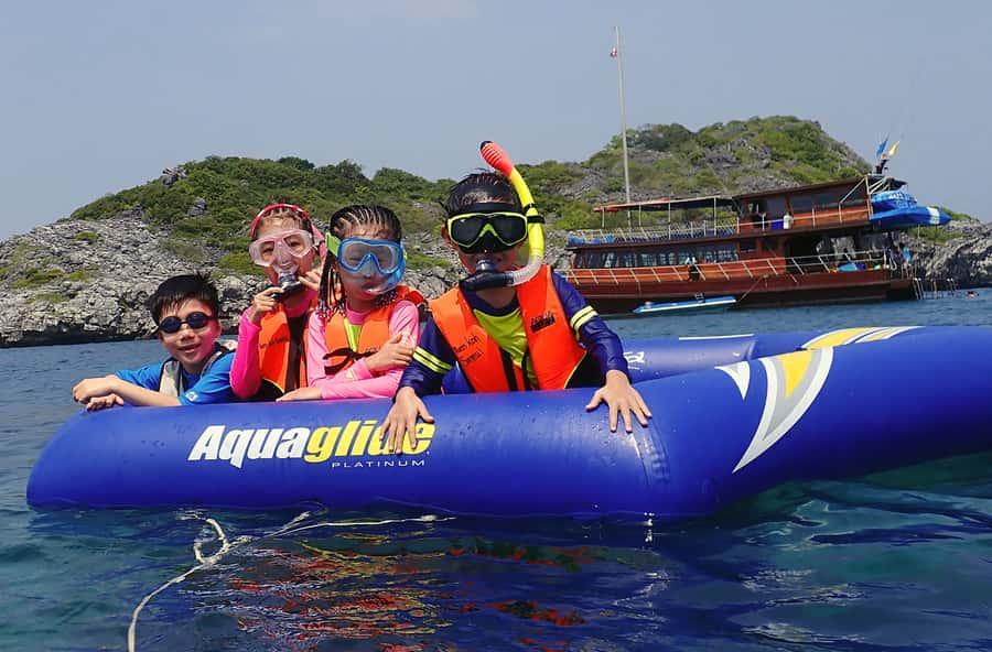 Mu Ko Ang Thong: Private Day Charter in Classic Thai Yacht - Lunch on the cruise and the Emerald Lake Island hike