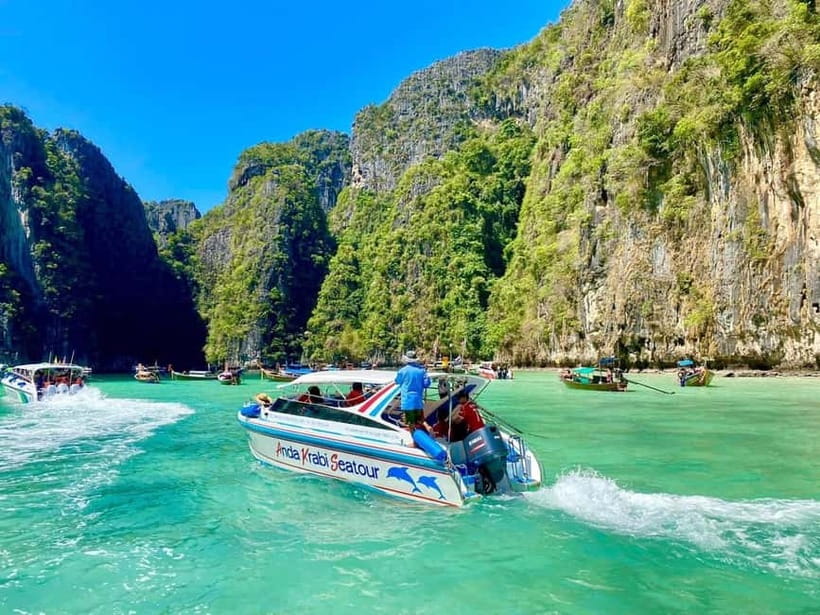 One Day Phi Phi Island by speed boat ( Join ) - Maya Bay: soft sand, crystal water, and seasonal uncertainty