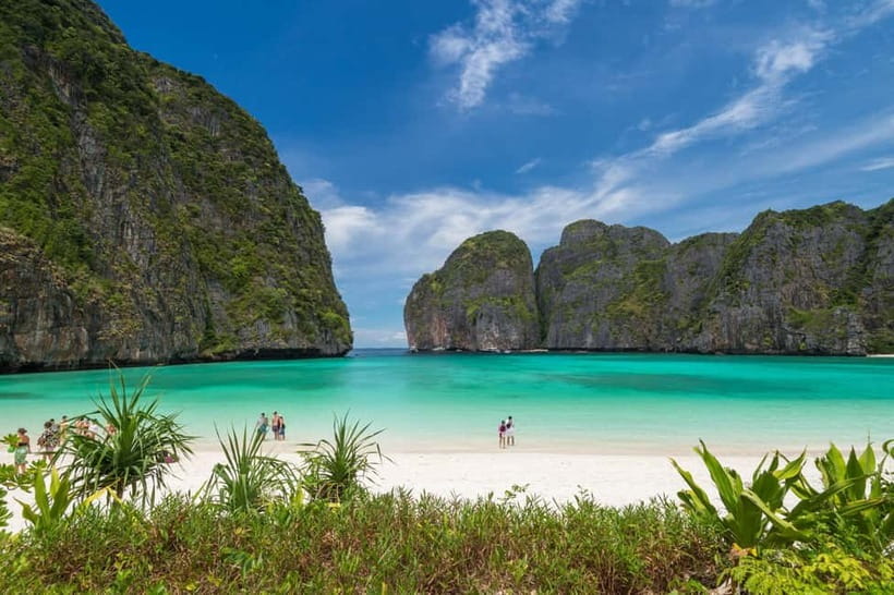 One Day Phi Phi Island by speed boat ( Join ) - Monkey Bay, macaques, and coral snorkeling on a short leash