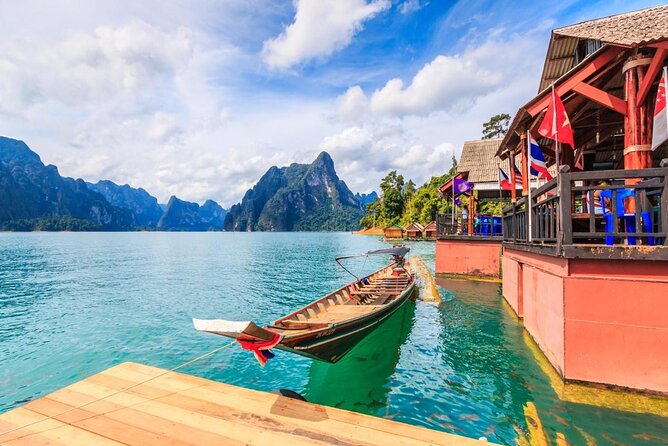 One Day Tour Khao Sok Cheow Lan Lake from Krabi - Ratchaprapha and Cheow Lan Pier: the scenery starts before the lake