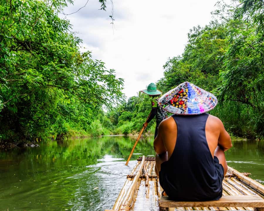 Pa Tong: Rainforest Day Trip with Cave, Rafting, ATV & Lunch - Wat Suwan Khuha Temple and Monkey Cave: the nature stop before the chaos
