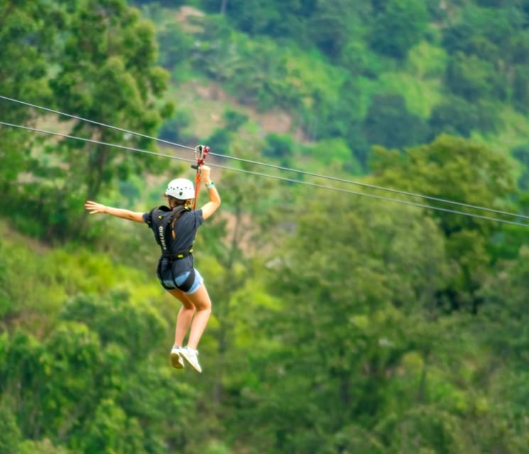 Pai: Jungle Ziplining Adventure with 16 Platforms - The 550m Zipline Moment: When the Whole Course Peaks