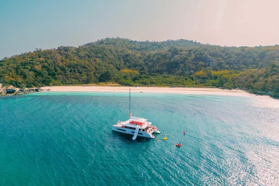 Pattaya: 3-Island Hopping Sunset Yacht & Buffet with Live DJ - Koh Rin: Another Island Cruise, Snorkeling Windows, and Repeat Paddleboarding
