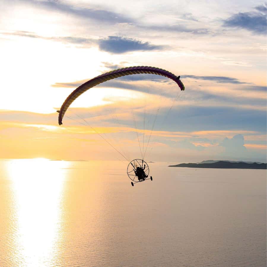 Pattaya: Beach + City Scenic Paramotor Flight by BFA - First at BFA Flying Club: where your flight day starts