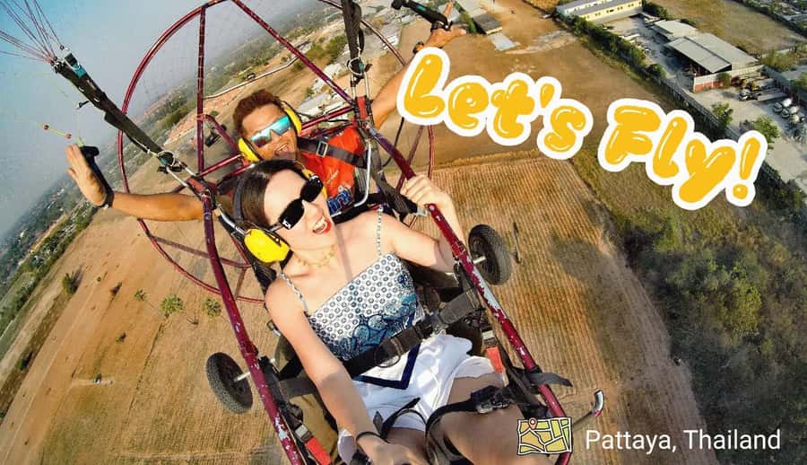 Pattaya: Beach + City Scenic Paramotor Flight by BFA - Bang Lamung District aerial view: a 25-minute window for big scenery