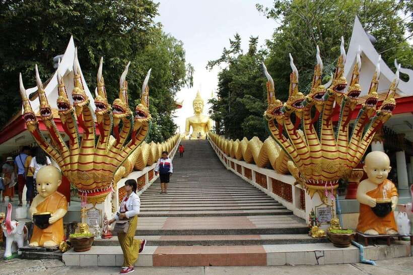 Pattaya: Buddha, Floating Market, Gems Museum Tour & Lunch - Birds Eye View of Pattaya, then straight to Wat Phra Yai Big Buddha