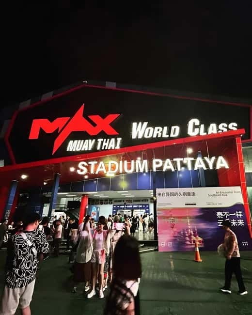Pattaya: Max Muay Thai Stadium Passionate Journey - Getting there from Pattaya: parking and location near Royal Duty Free