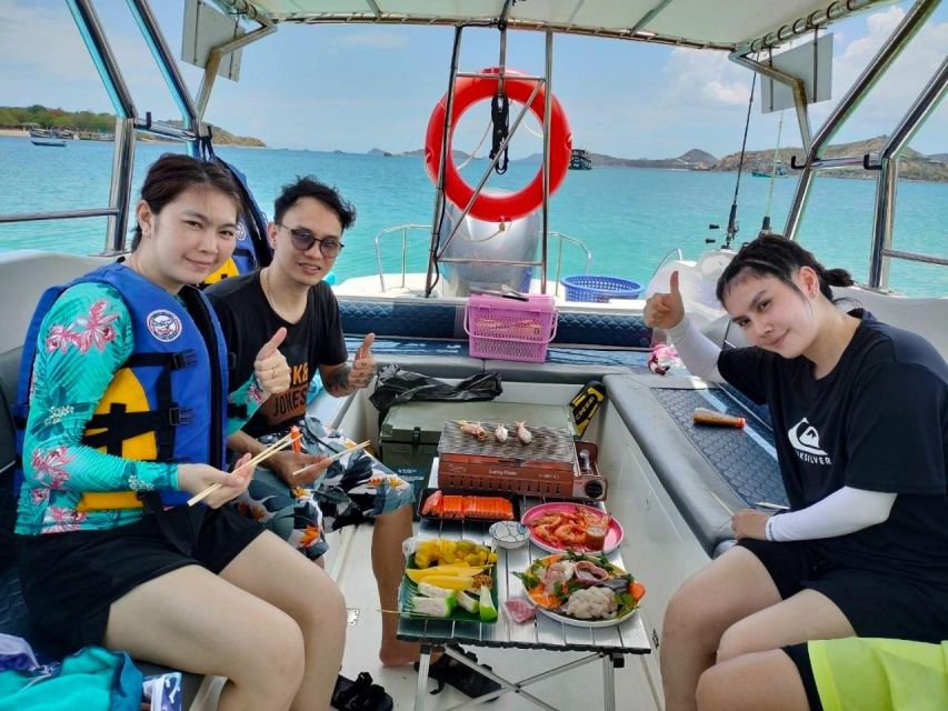Pattaya: Private Speedboat Nemo Island with Snorkel & BBQ - Fishing at sea, then a BBQ using your catch