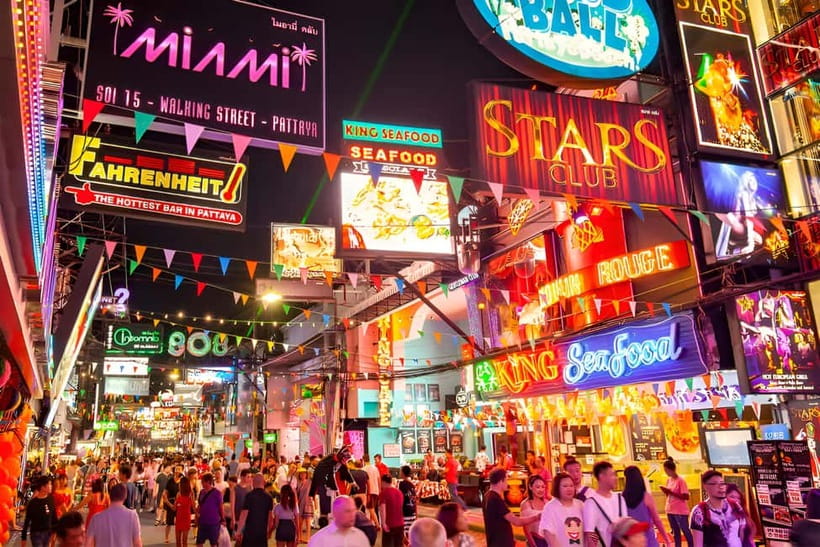 Pattaya: Rooftop, Nightclubs, Nightmarket & Walking Street - Two Ways to Join: 8PM Rooftop Start or 9:30PM Indy Market Link-Up