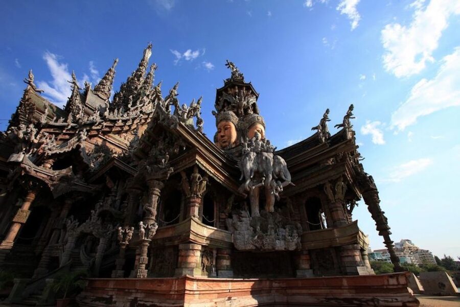 Pattaya: The Sanctuary of Truth Discounted Admission Ticket - Four cultural wings, one very Thai-style design language