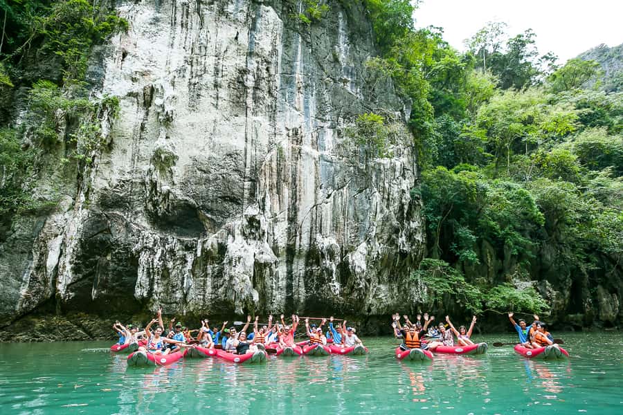 Phang Nga Bay Highlights: Kayaking and Cave Exploration Tour - Lunch on board: Thai buffet food with a view
