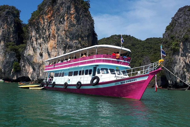 Phang Nga Bay Sea Cave Canoeing & James Bond Island by Big Boat - Lunch onboard: Thai buffet, non-alcoholic drinks, and real value