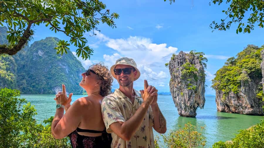 Phang Nga: Private Longtail Boat to James Bond & Koh Panyi - Ko Tapu, the James Bond photo moment and real swim time