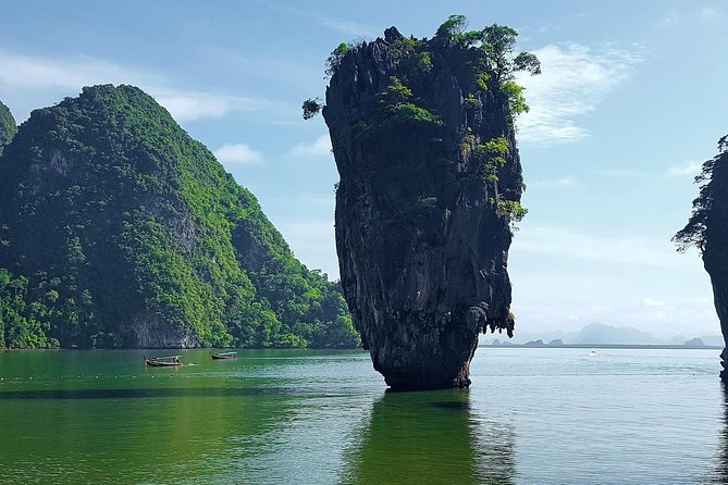 Phang Nga Sunset and James Bond Island - Ao Phang Nga mangroves on a traditional longtail boat