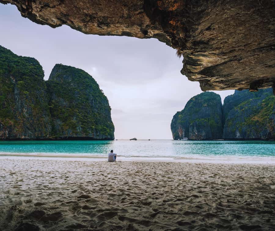 Phi Phi & 4 Islands sunset tour plus bioluminescent plankton - Maya Bay and the iconic bays: where the time can feel tight