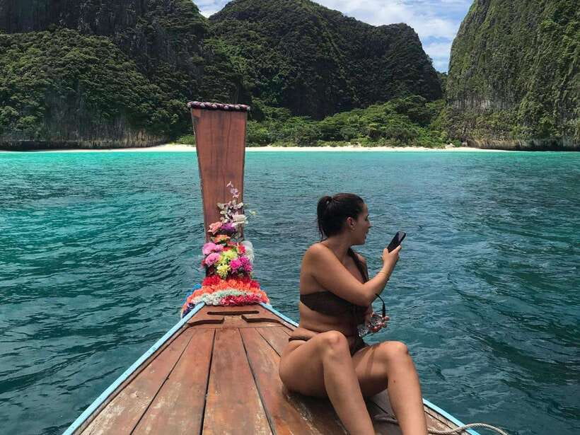 Phi Phi: 7 Islands longtail boat with Sunset and Plankton - Weather, Sea Conditions, and Why Rain Usually Means “Go Anyway”