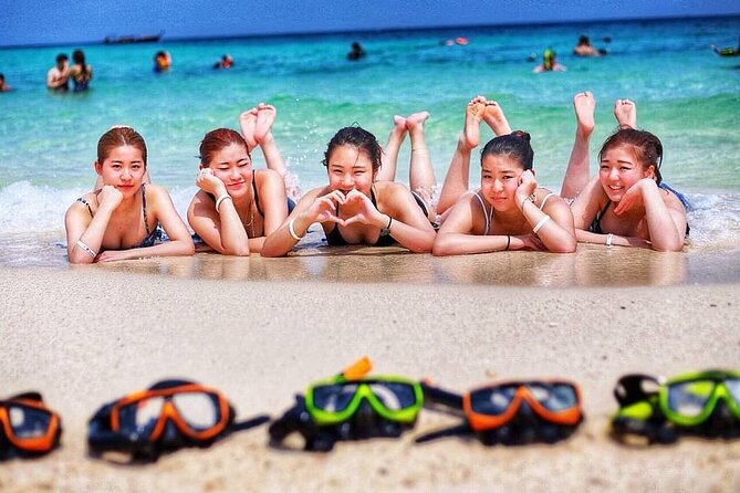 Phi Phi & Bamboo Islands Snorkeling Tour with Lunch by Speedboat - Maya Bay 40 minutes: famous beach time with a swim window