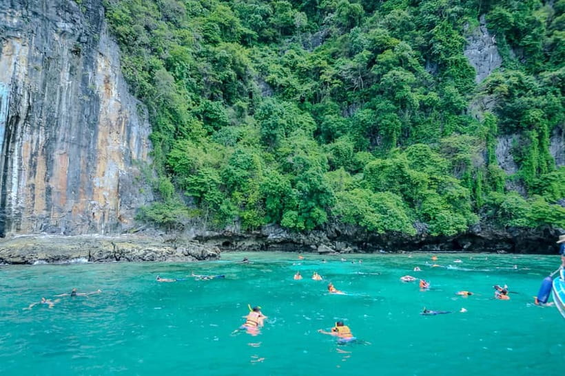 Phi Phi: Half Day Long Tail Boat to Maya Bay - Loh Samah Bay hop-on, hop-off stop: a breather built into the route