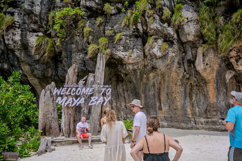 Phi Phi Half Day or Full Day by Longtail to Maya and Bamboo - Monkey Beach and Viking Cave: quick stops with big atmosphere
