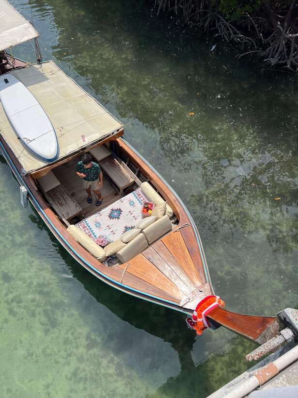phi phi island : Luxury Private Wooden Boat Rental - Price and value for a 4-hour private boat (what you really pay for)