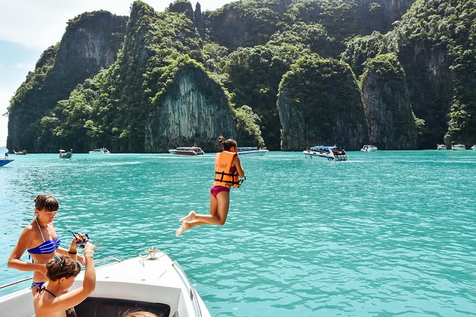 Phi Phi Islands Speedboat Day Trip from Phuket with Lunch - Phi Phi Leh and Pileh Lagoon: swim in calm emerald water
