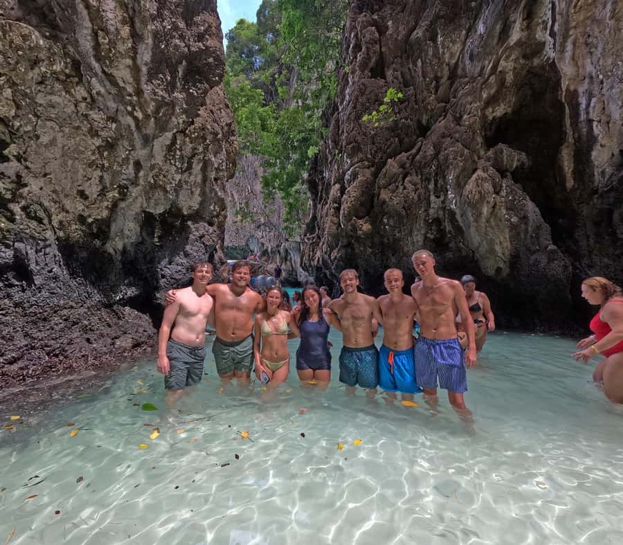 Phi Phi: Pirate Boat with Snorkeling, Kayaking, and Party - Sunset on the Deck, Plus That Party-Boat Energy