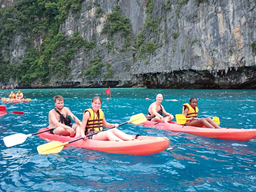 Phi Phi: Pirate Boat with Snorkeling, Kayaking, and Party - Meeting at Relax Bar, Then Sailing Soon After