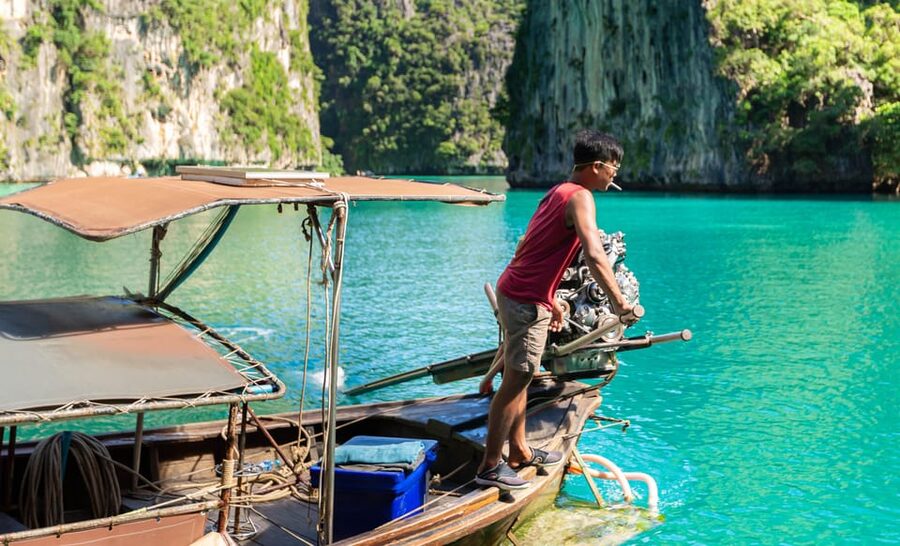 Phi Phi : Private Longtail Boat to Maya Bay - Captain, English guidance, and how a private day feels in practice