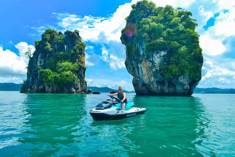 Phuket: 5 or 8-Island Jet Ski Tour with Lunch and Transfer - 5 islands vs 8 islands, solo vs two-on-a-ski