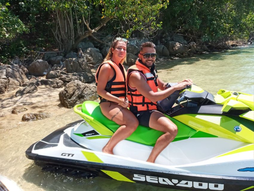 Phuket: 5 or 8-Island Jet Ski Tour with Lunch and Transfer - Lunch, water, and the photo moment you will actually use