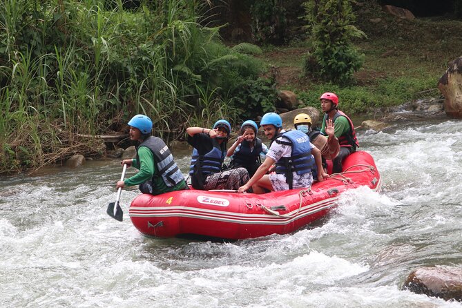 Phuket Adventure with White Water Rafting, Monkey cave and Zip Line+Optional ATV - Ton Pariwat Waterfall: Trek, Swim Time, and the Best Kind of Break