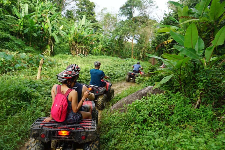 Phuket: ATV and Zipline Panoramic Adventure - Zipline Over the Treetops: Harnessed and Heart-Pounding