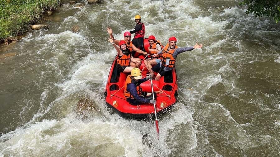 Phuket: Bamboo Rafting 5KM + ATV 30MIN with Adv Raft Option - Optional Adventure Rafting 5KM: when you want rapids and higher intensity