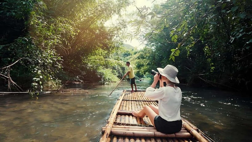 Phuket: Bamboo Rafting & ATV Ride (Optional) - Bamboo Rafting in Khao Lak: Smooth, Scenic, and Actually Fun