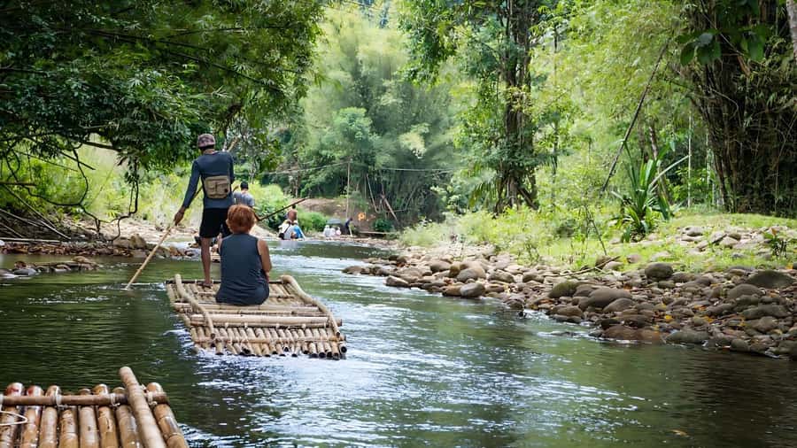 Phuket: Bamboo & Water Rafting with Phang Nga Bay Viewpoint - Thai Adventure Club Camp Stops: Water Time, Wildlife Time, and Lunch