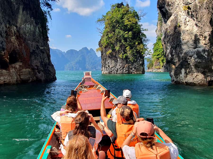 Phuket: Cheow Lan Lake, Diamond Cave, Hiking, All Included - The Rainforest Hike About 1 km, Plus the Khao Sam Glur Photo Moment