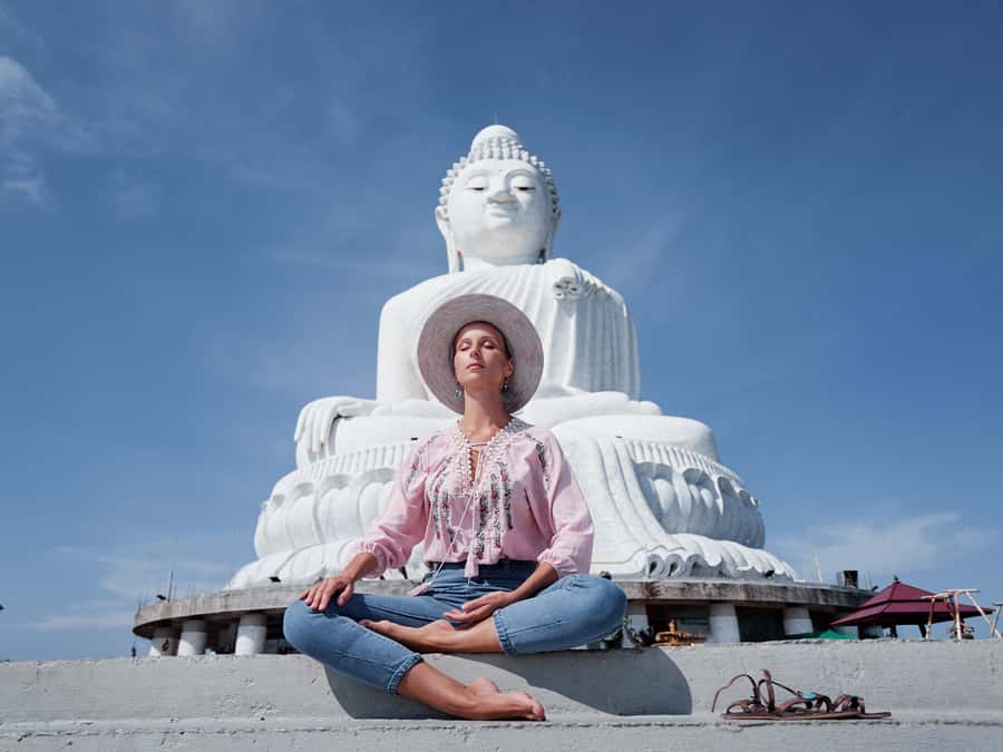 Phuket: City Highlights and Hidden Gems Instagram Tour - Big Buddha Phuket: 45 meters of alabaster and hilltop angles