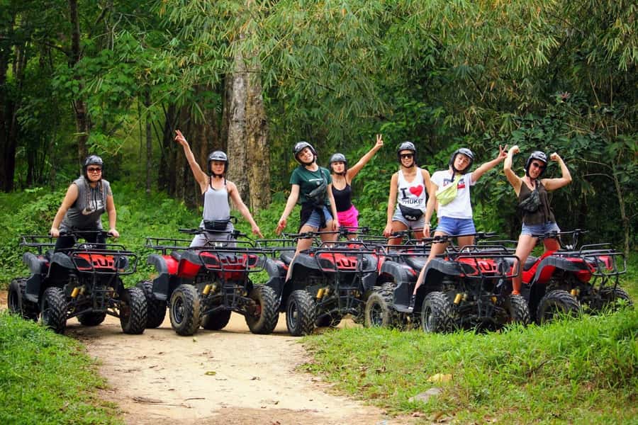 Phuket City Tour with ATV Adventure and Elephant Feeding - Elephant feeding at Phuket Elephant Care: the calm highlight