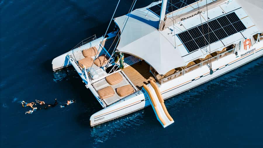Phuket: Coral and Racha lslands Catamaran Tour with Lunch - Promthep Cape at sunset: the calm finale