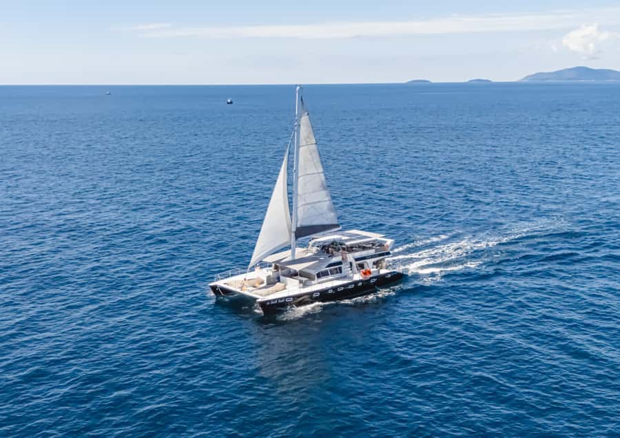 Phuket: Coral, Racha, Promthep Island Party Catamaran trip - A Phuket catamaran loop that focuses on sea, not sightseeing clutter