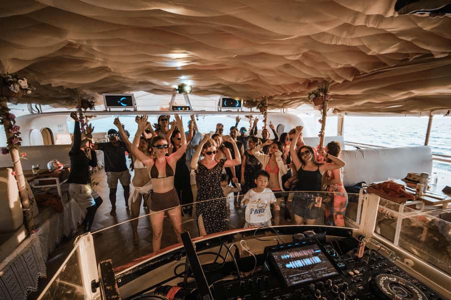 Phuket: Coral & Racha Sunset Luxury Catamaran Party Cruise - DJ Sunset, Foam Party, and the Best Part of Promthep Cape