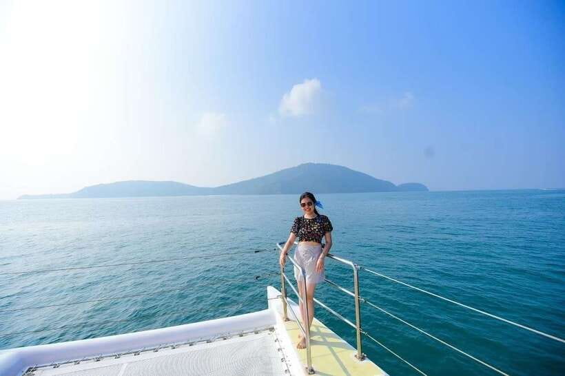 Phuket: Coral Yacht Boat Tour to Coral Island with Sunset - Pirates Beach and Banana Bay: Swim Stops That Feel Like a Mini Beach Day