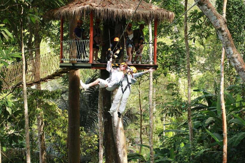 Phuket: Erawan Zipline Adventure with Ocean Views in Patong - The Big Thrill: Long Lines and a Course That Keeps You Moving