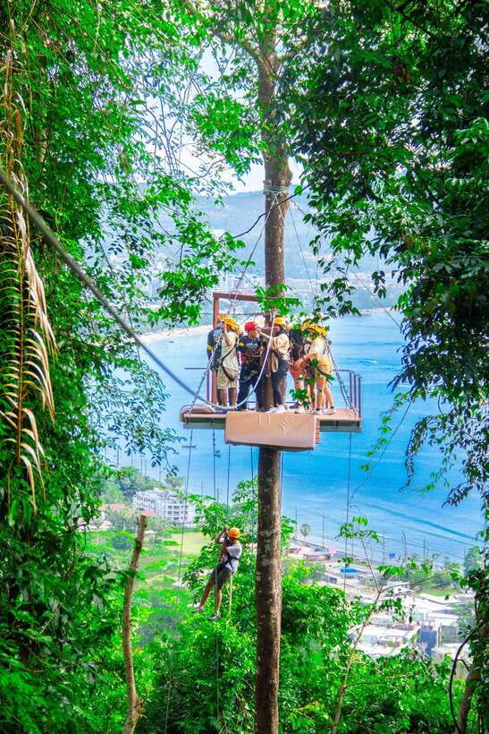 Phuket: Erawan Zipline Adventure with Ocean Views in Patong - After the Ride: Fruit, Drinks, and the Photo Decision