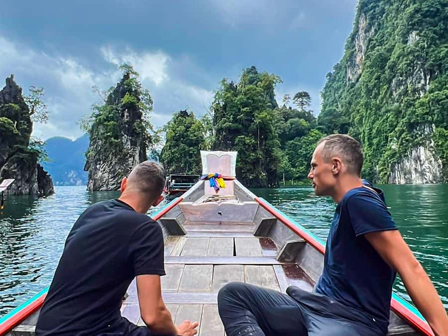 Phuket: Hong Island Lagoon and Lao Lading Island Speed Boat - Koh Hong Lagoon: Emerald Water With Cliff Walls