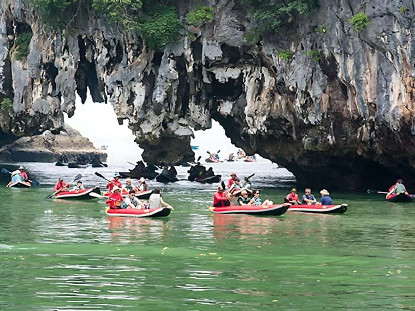 Phuket: James Bond Island Sea Canoeing by Speedboat+ 2 Meals - James Bond Island at Khao Phing Kan: iconic film fame, quick photo time
