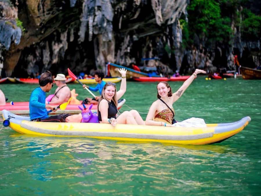 Phuket: James Bond Island Speedboat Tour with Canoeing - Panak Island’s cave option: ice cream or mangrove caves