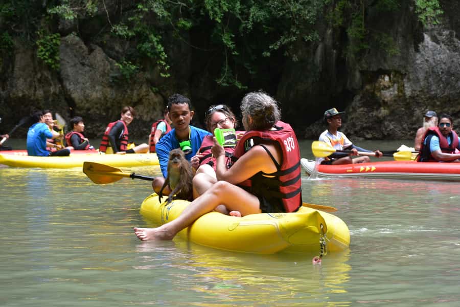 Phuket: James Bond Island Tour with Sea Cave Kayaking - Panak Island sea caves: where the paddling feels calm and special