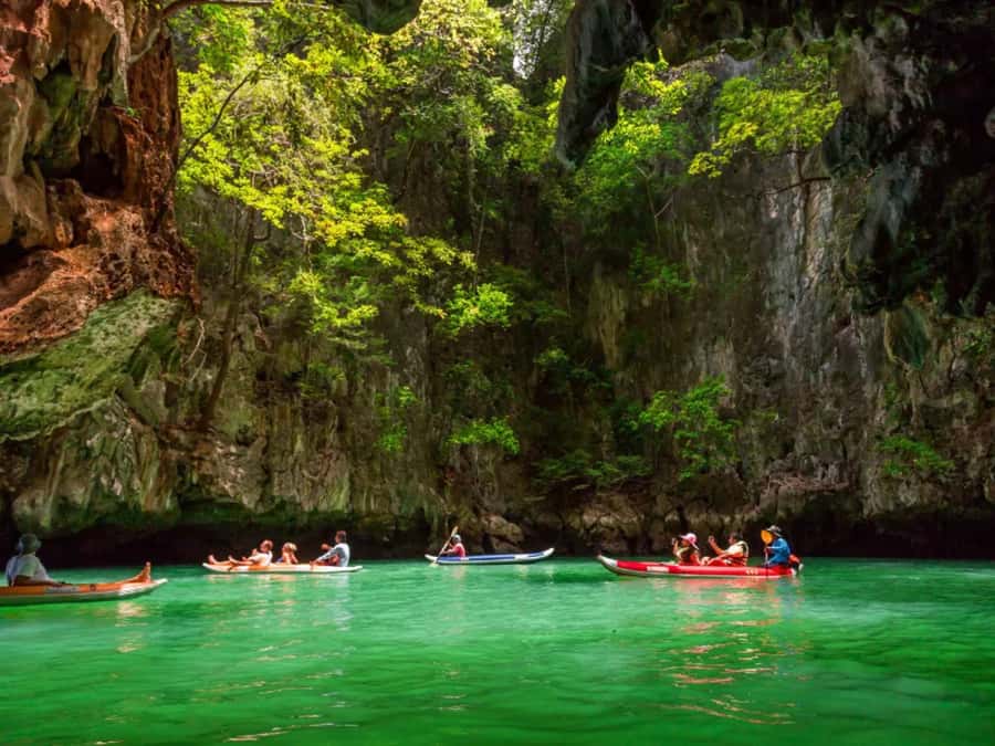Phuket: James Bonds Island with Lunch and Sea Cave Canoe - Pickup, Marina, and the Speedboat Rhythm
